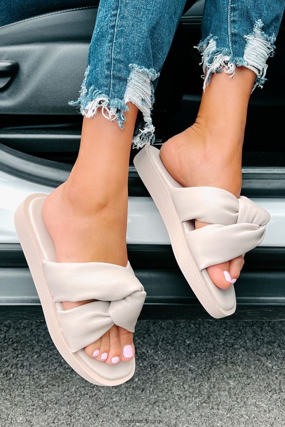 varm grå NanaMacs casual events polstrede sandaler 402NJ04039