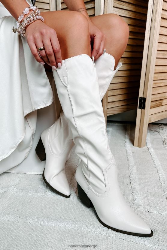 beige NanaMacs ashby knehøye westernstøvler 402NJ03870