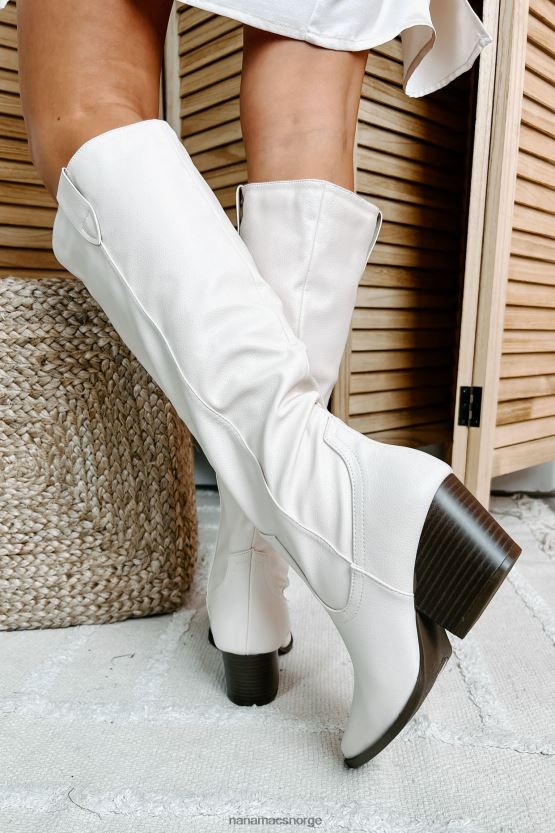 beige NanaMacs ashby knehøye westernstøvler 402NJ03870