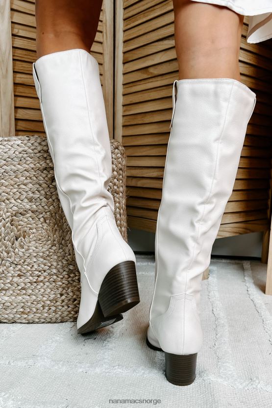 beige NanaMacs ashby knehøye westernstøvler 402NJ03870
