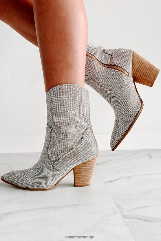 champagne NanaMacs sjalu, men rhinestone bootie 402NJ03856