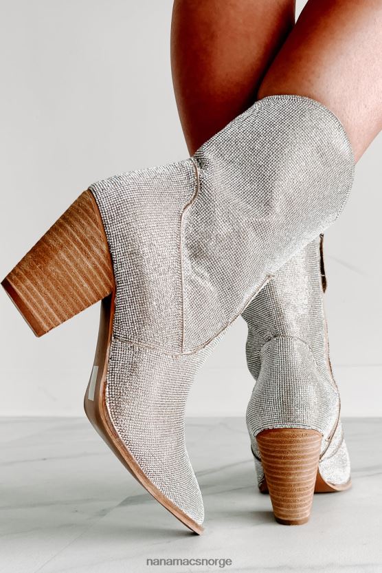 champagne NanaMacs sjalu, men rhinestone bootie 402NJ03856