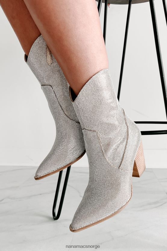 champagne NanaMacs sjalu, men rhinestone bootie 402NJ03856