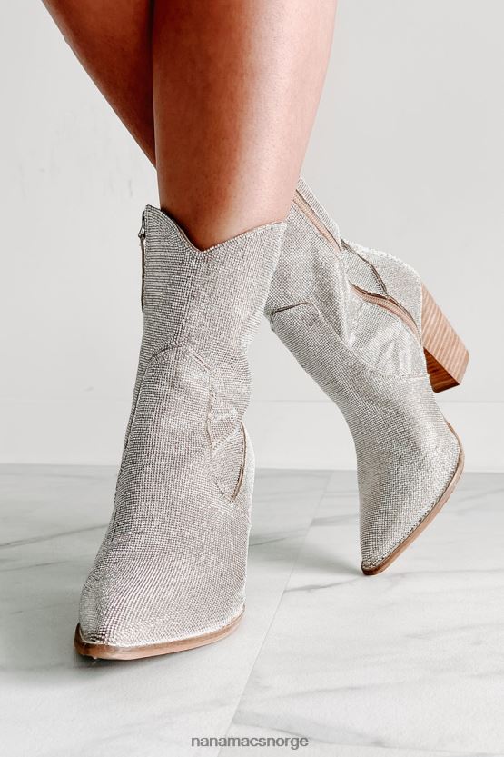 champagne NanaMacs sjalu, men rhinestone bootie 402NJ03856