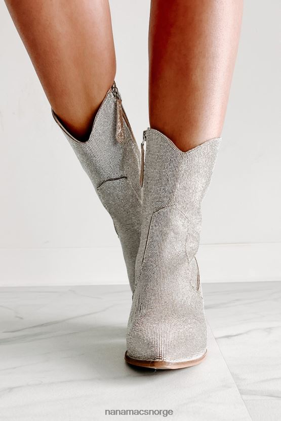 champagne NanaMacs sjalu, men rhinestone bootie 402NJ03856
