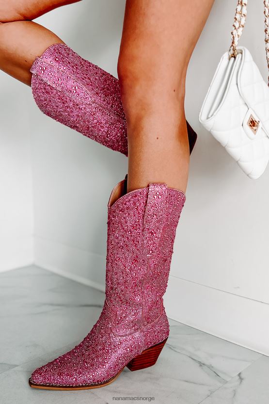 rosa rhinestone NanaMacs spurs bling rhinestone cowboystøvler 402NJ03855