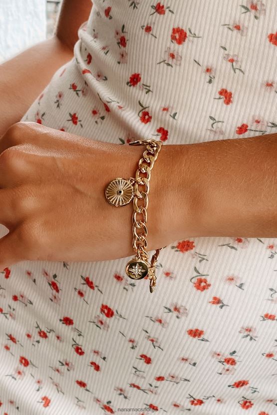 gull NanaMacs big spender sjarmarmbånd 402NJ04380