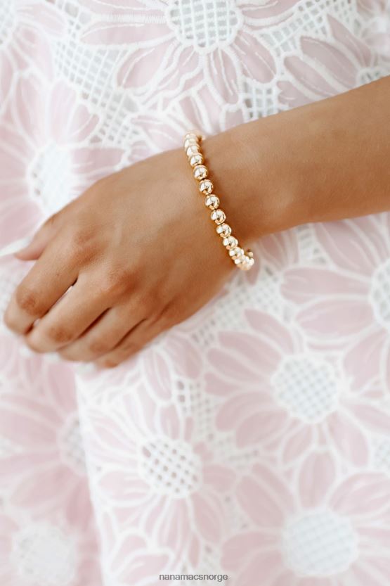 gull NanaMacs hverdagsarmbånd med perler 402NJ04391
