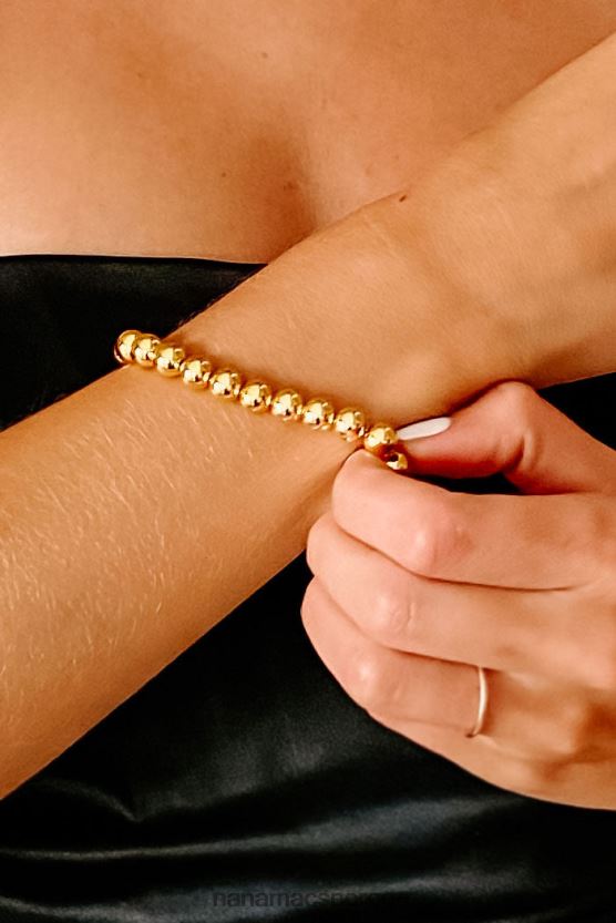 gull NanaMacs hverdagsarmbånd med perler 402NJ04391