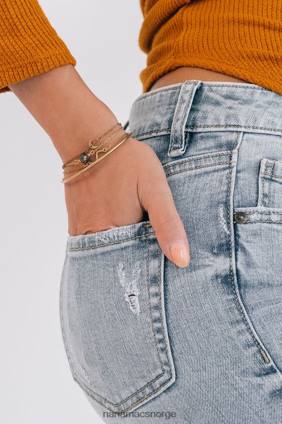 gull NanaMacs naturlig vakkert armbåndsett 402NJ04424