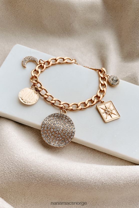 gull NanaMacs sterkeste lenken sjarm armbånd 402NJ04366