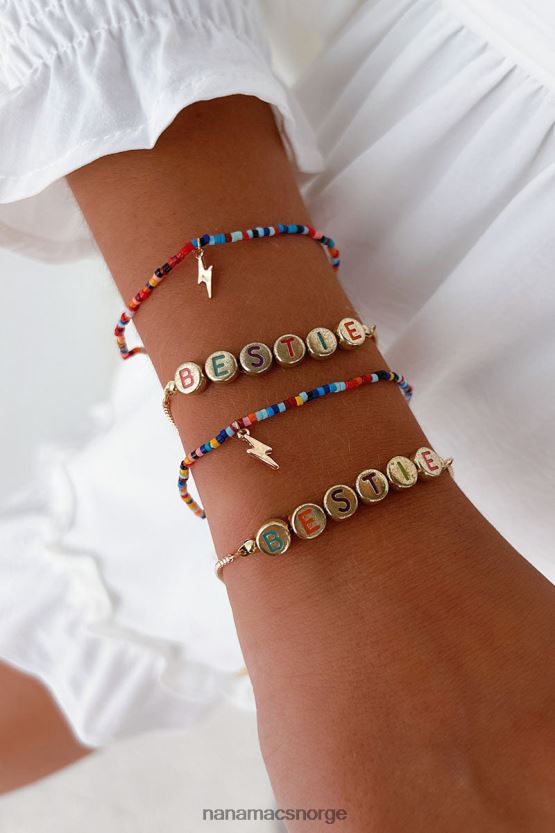 multi NanaMacs bedre med en bestie 4-delt perlearmbåndspakke 402NJ04370
