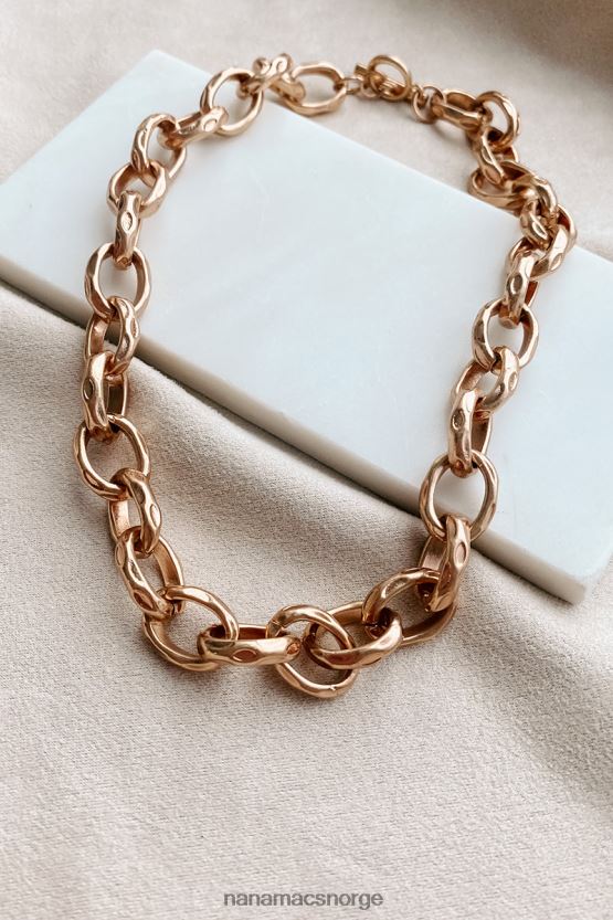 antikt gull NanaMacs sol og sand choker kjede 402NJ04149