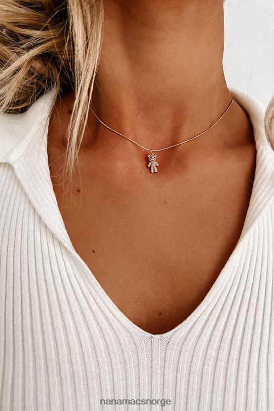 gull NanaMacs beary søt choker kjede 402NJ04192