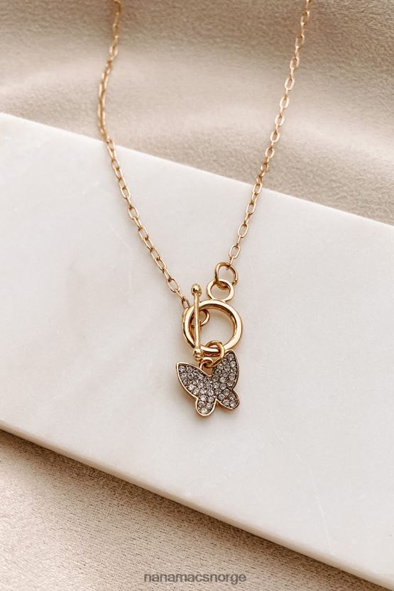 gull NanaMacs fungerende flippant anhengskjede 402NJ04070