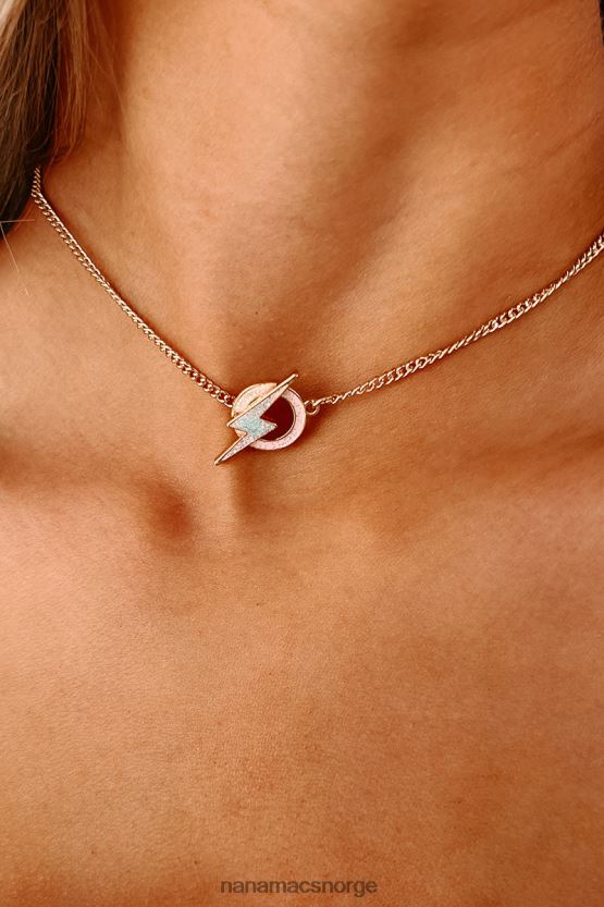 gull NanaMacs gjennom halskjedet med stormlyn 402NJ04079