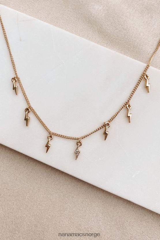 gull NanaMacs gnistende kontrovers sjarm halskjede 402NJ04131