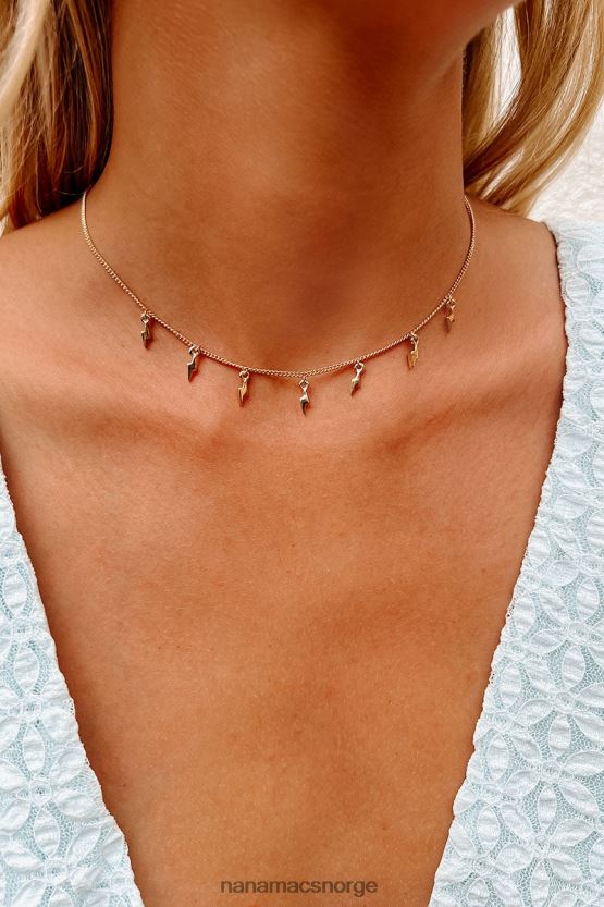 gull NanaMacs gnistende kontrovers sjarm halskjede 402NJ04131