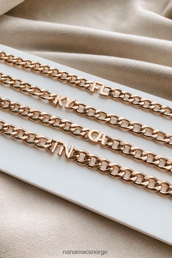 gull NanaMacs hvor jeg kaller hjemstaten forkortelse kjede kjede 402NJ04086