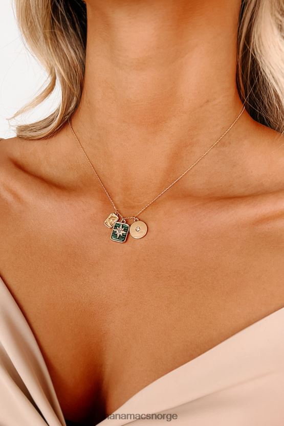 gull NanaMacs stil sekvens sjarm halskjede 402NJ04073