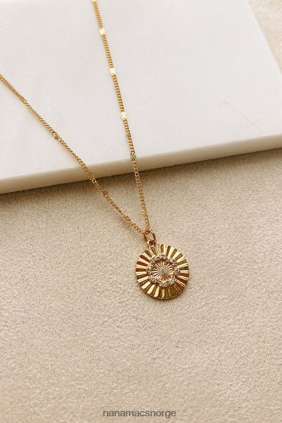 gull NanaMacs virkelig eksepsjonell anheng halskjede 402NJ04092