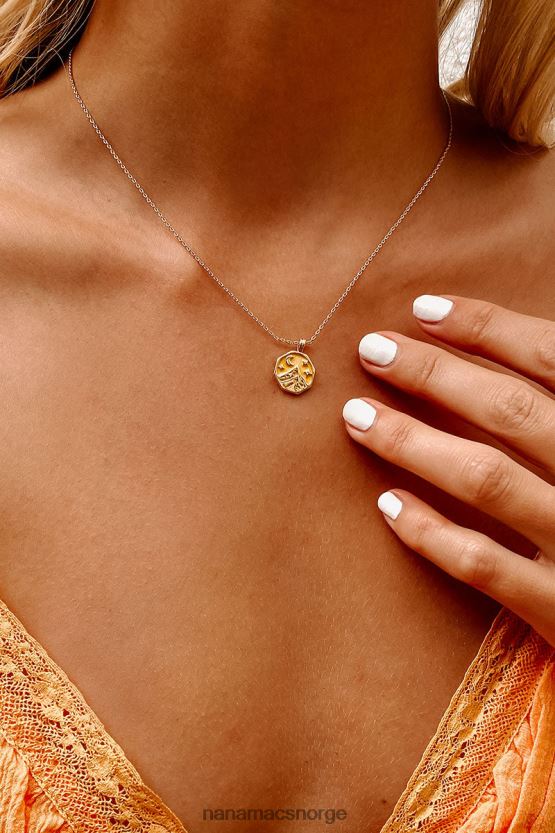 gult gull NanaMacs nå for himmelen fjellet sjarm halskjede 402NJ04137