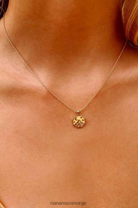 gult gull NanaMacs nå for himmelen fjellet sjarm halskjede 402NJ04137