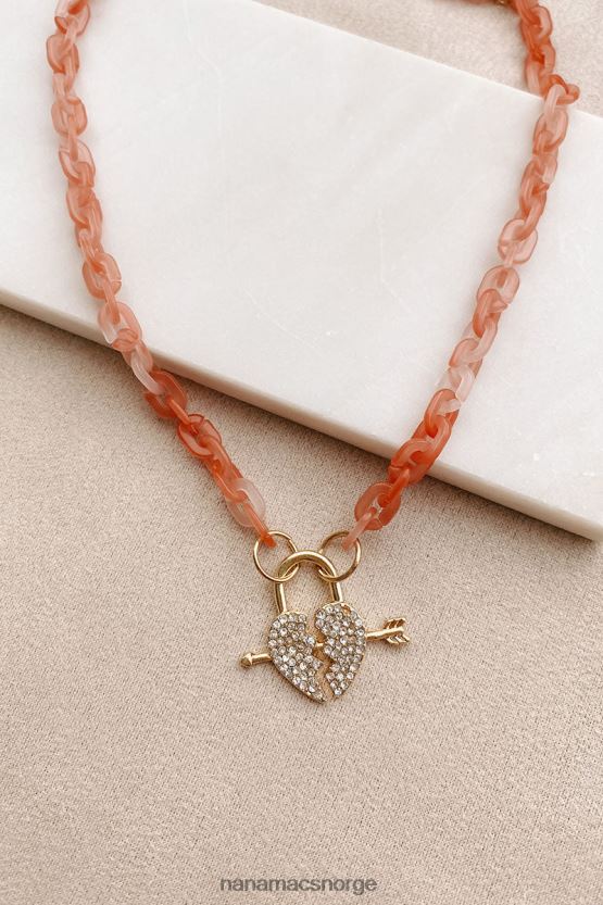 rosa NanaMacs lonely hearts choker-kjede 402NJ04132