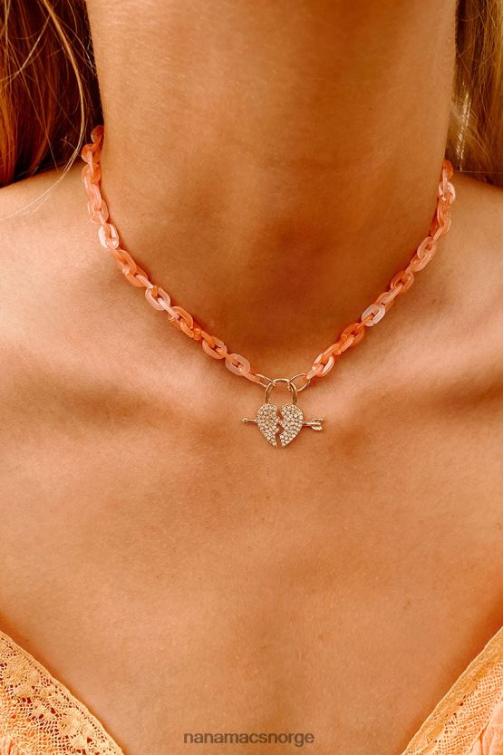 rosa NanaMacs lonely hearts choker-kjede 402NJ04132