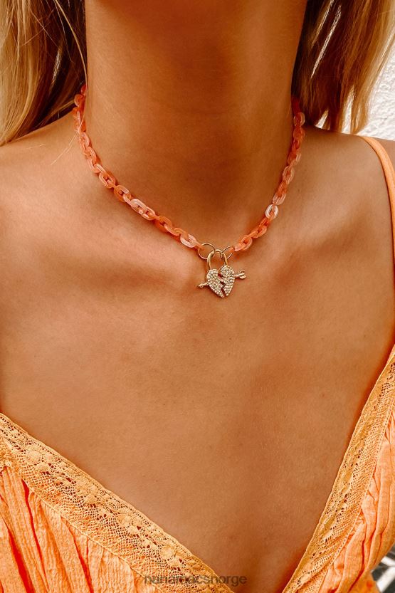 rosa NanaMacs lonely hearts choker-kjede 402NJ04132