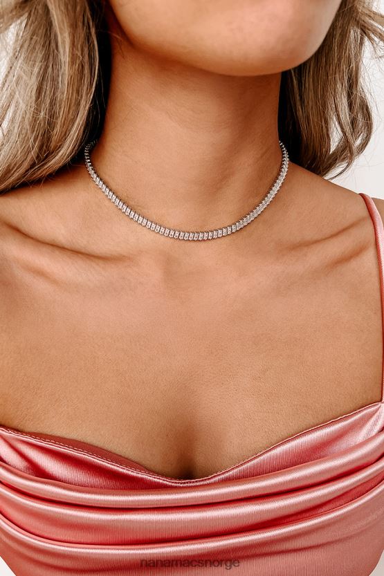 sølv NanaMacs bra choker-kjede 402NJ04147