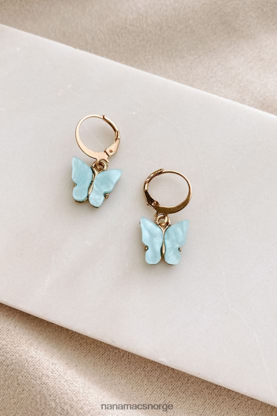 blå NanaMacs monarch øyeblikk dingle øredobber 402NJ04292