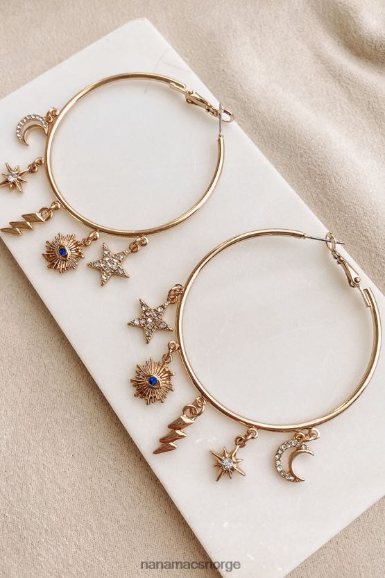 gull NanaMacs all the vibes hoop sjarmøredobber 402NJ04297