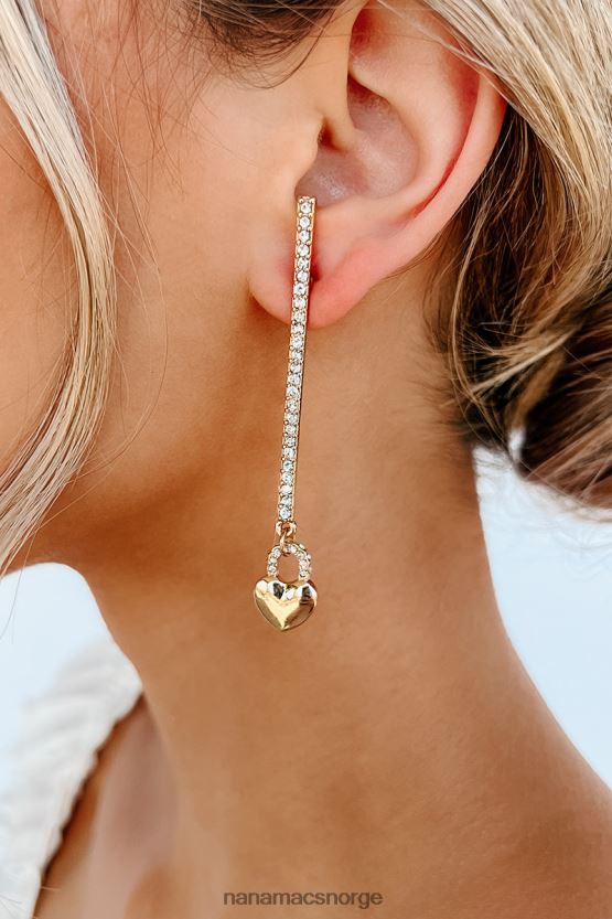 gull NanaMacs betale priserklæringen rhinestone øredobber 402NJ04269