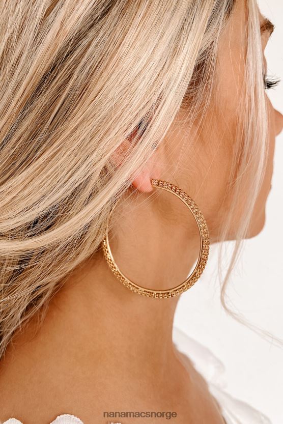 gull NanaMacs boss up hoop øredobber 402NJ04356