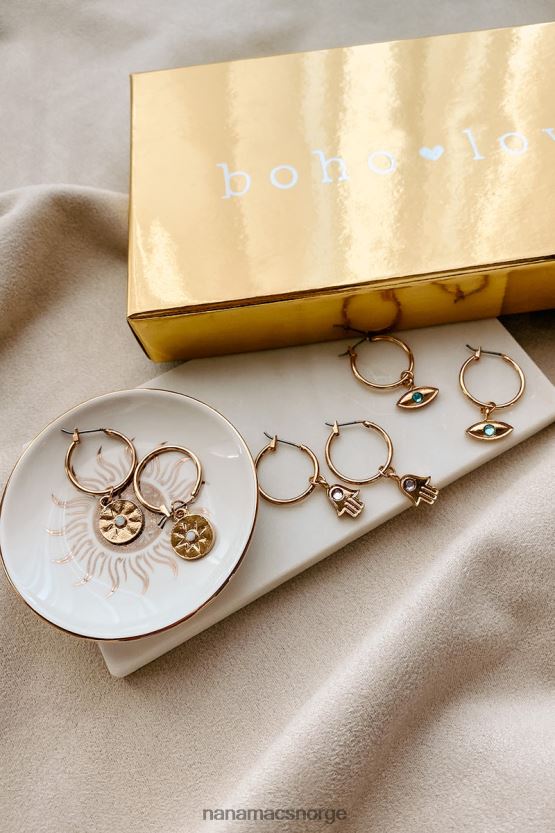 gull NanaMacs gavesett for sun seeker øredobber 402NJ04322