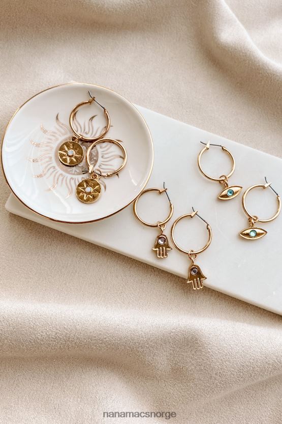 gull NanaMacs gavesett for sun seeker øredobber 402NJ04322