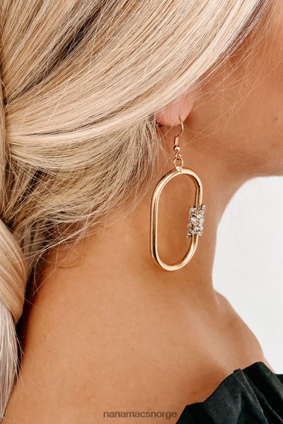 gull NanaMacs glitz hoop øredobber 402NJ04355