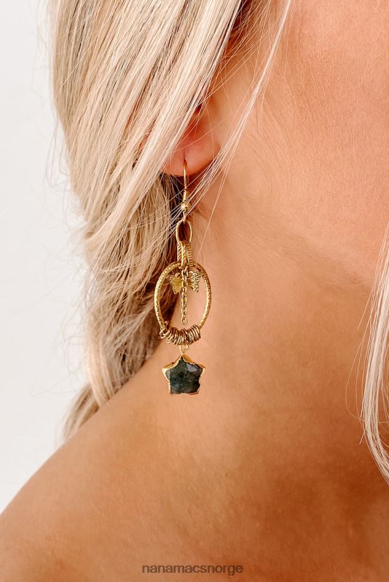 gull NanaMacs midnattsbris dingle øredobber 402NJ04315