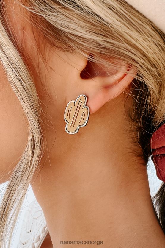 gull NanaMacs rett fra paradis kaktus ørering 402NJ04333