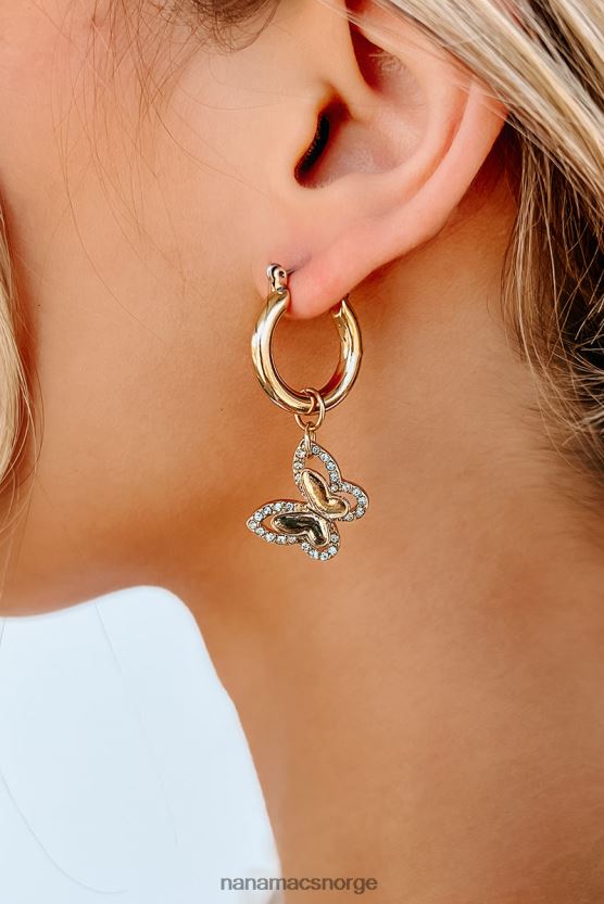 gull NanaMacs små flagrer dingle ørering 402NJ04329