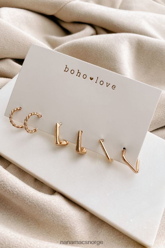 gull NanaMacs trifecta hoop øredobberpakke 402NJ04246