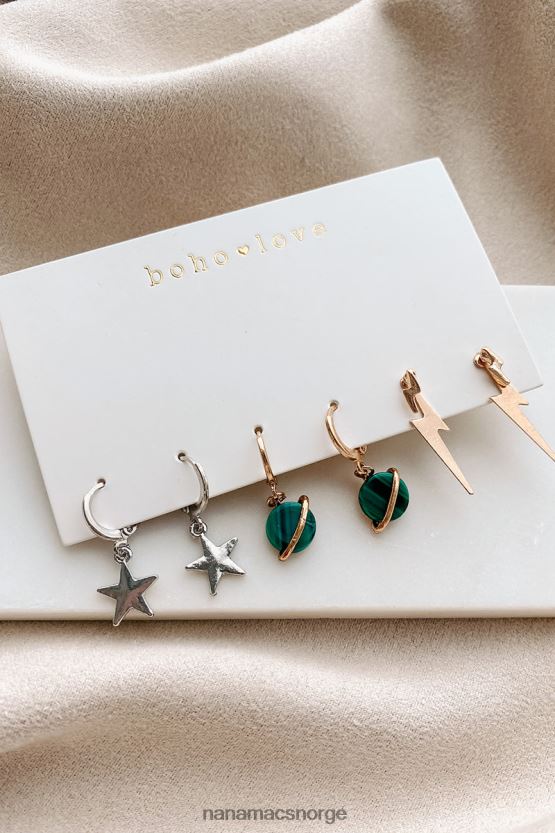 multi NanaMacs forutsigbart uforutsigbart 3-delt øredobbersett 402NJ04326