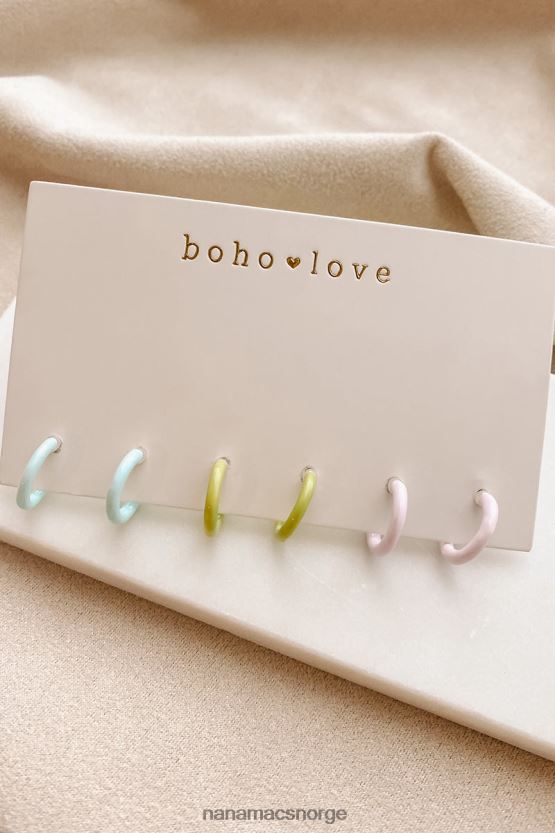 multi NanaMacs mitt store break huggie hoop øredobbersett 402NJ04334