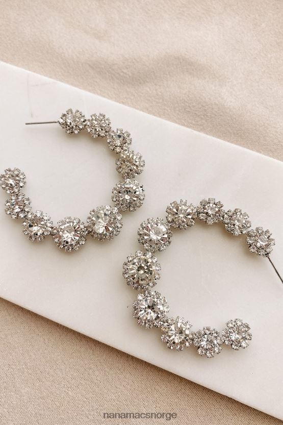 sølv NanaMacs dele rikdom bøyle øredobber 402NJ04299