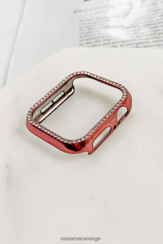 Rose gull NanaMacs bringe bling rhinestone apple watch saken 402NJ04573