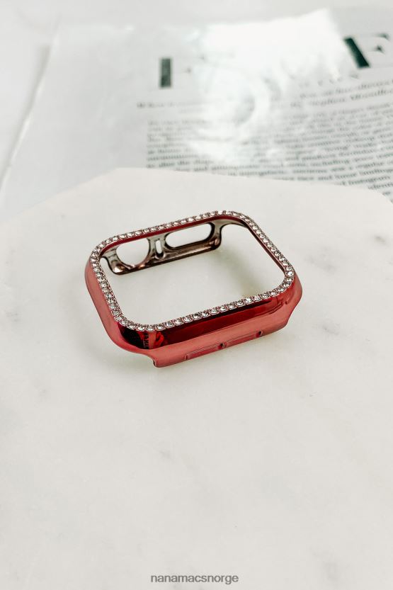 Rose gull NanaMacs bringe bling rhinestone apple watch saken 402NJ04573
