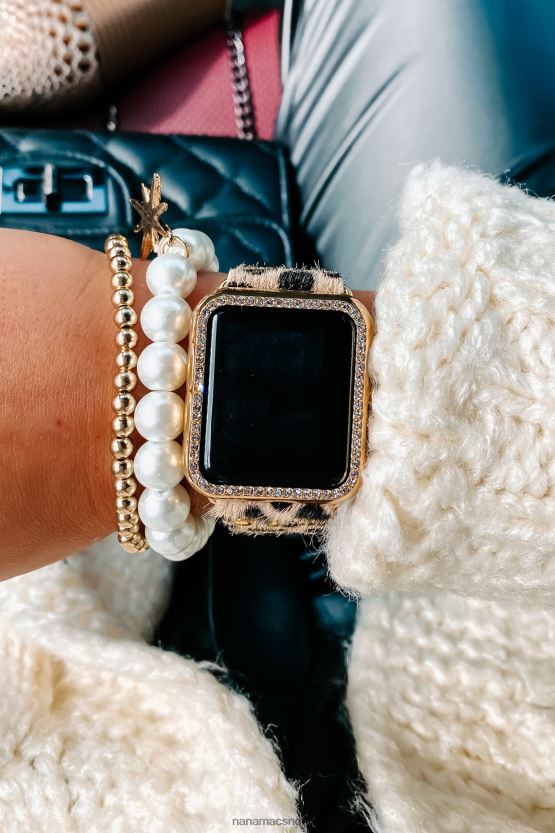 gull NanaMacs bringe bling rhinestone apple watch saken 402NJ04571