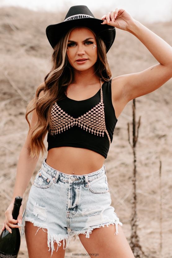 gull NanaMacs esmerelda floral kroppskjede 402NJ04065