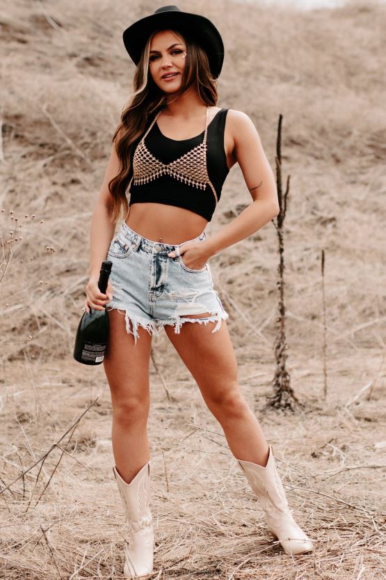 gull NanaMacs esmerelda floral kroppskjede 402NJ04065